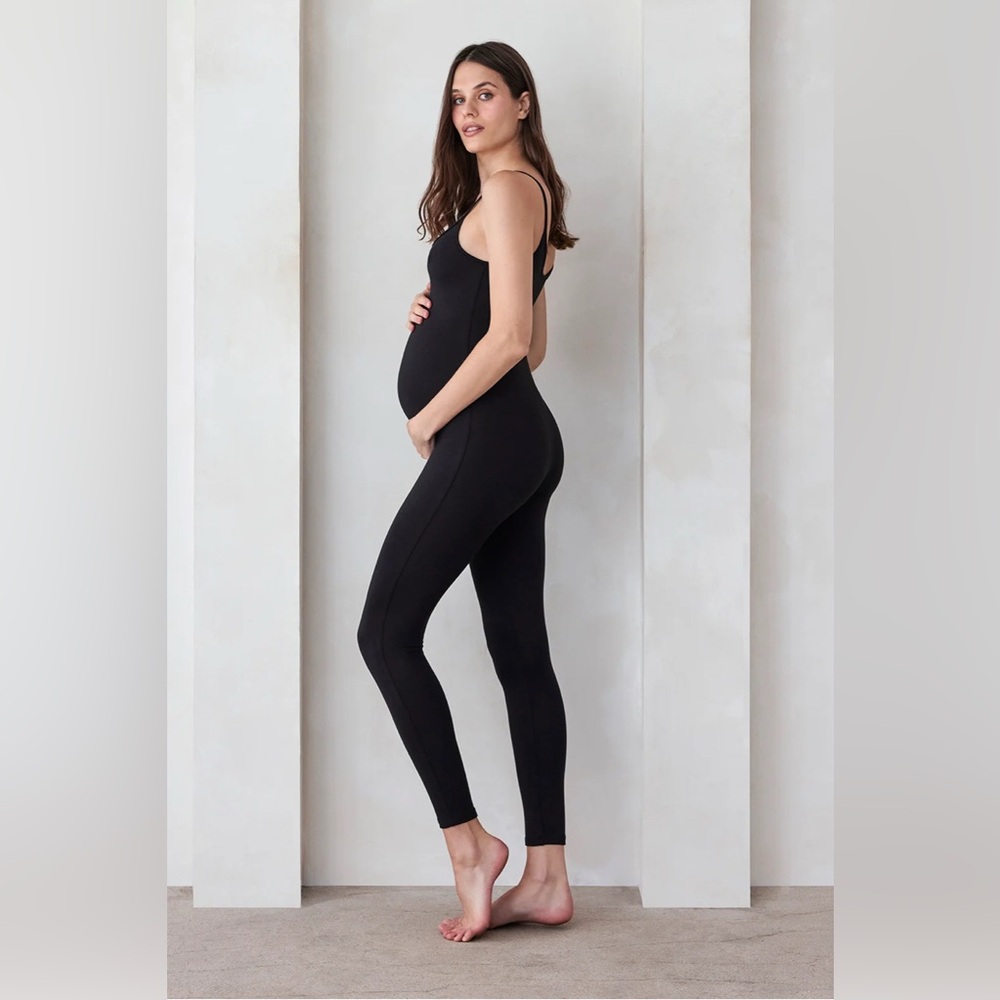 Bumpsuit Black Maternity Bodysuit Jumpsuit size Small
